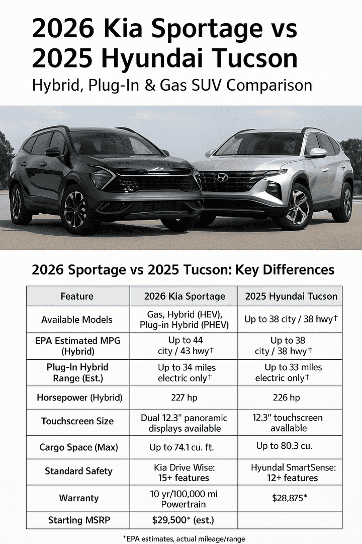 Tucson Vs Sportage