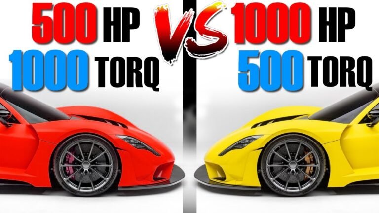 Torque Vs Horsepower Difference Explained