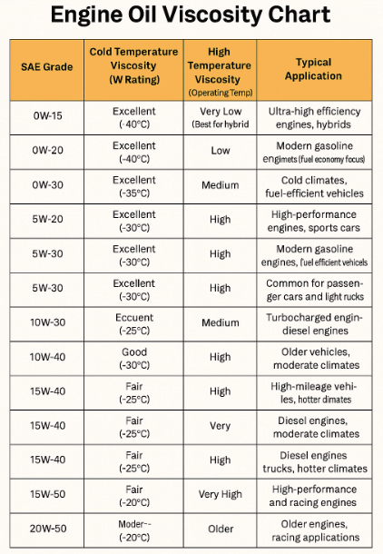 What Is Engine Oil Viscosity? A Complete Guide to Oil Grades and Ratings